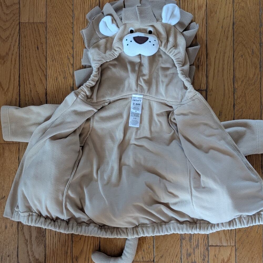 Carters Lion Halloween Costume Baby Infant Size 3-6 Months - Picture 2 of 5